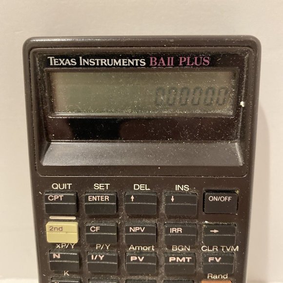Vintage 1996 Texas Instruments BA II Plus Calculator Advanced Business Analyst - Picture 3 of 9